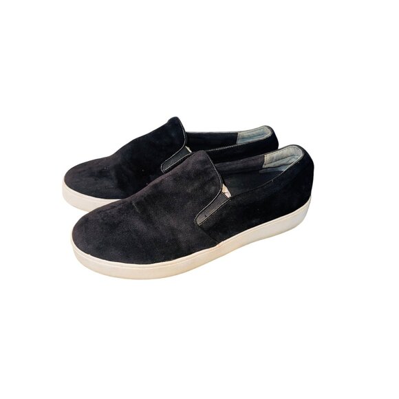 Vionic Womens 7.5 Black Velvet Slip-On Sneakers Comfortable Casual Shoes Walking - Picture 7 of 10